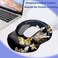 Boutilon Ergonomic Wrist Rest Support Gaming Mouse Pad 87 x 75 inches for Computer Laptop Home Office Golden Butterfly