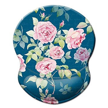 Boutilon Ergonomic Wrist Rest Support Gaming Mouse Pad 87 x 75 inches for Computer Laptop Home Office Romantic Rose