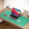 Boutilon Leather Desk Pad ProtectorNonSlip Mouse PadLaptop Desk PadOffice Mouse MatWaterproof Leather Desk BlotterDesk Writing Pad for Office and Home MLight Green30x14