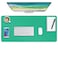 Boutilon Leather Desk Pad ProtectorNonSlip Mouse PadLaptop Desk PadOffice Mouse MatWaterproof Leather Desk BlotterDesk Writing Pad for Office and Home MLight Green30x14