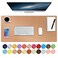 Boutilon Leather Desk Pad ProtectorNonSlip Mouse PadLaptop Desk PadOffice Mouse MatWaterproof Leather Desk BlotterDesk Writing Pad for Office and Home MOrange Pink30x14