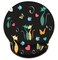 Britimes Ergonomic Mouse Pad with Wrist Support Black Butterflies and Cats NonSlip Rubber Base Mousepad for Home Office Gaming Working Computers Laptop Easy Typing Pain Relief