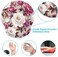 Britimes Ergonomic Mouse Pad with Wrist Support Peony Flower NonSlip Rubber Base Mousepad for Home Office Gaming Working Computers Laptop Easy Typing Pain Relief