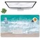 Britimes Large Gaming Mouse Pad Beach NonSlip Desk Pad Keyboard and Mouse Desk Mat for Gamer Office Home 315 x 157 in