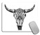TSSOHU Bull Aztec Longhorn Skull Cow Tribal Western Animals Mouse Pad NonSlip Rubber Base Gaming MousePads for Computers Laptop Office 95x79x012 Inch240mm x 200mm x 3mm