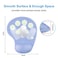 Boaulee Cat Paw Mouse Pad Wrist Support3D Cute Mouse Wrist pad with Gel Filled Ergonomics Game Small Mouse Mat with Comfortable Surface and NonSlip Base for Office Gift 9x76x065inch Purple