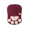 Boaulee Cat Paw Mousepad Red Mouse Pad Wrist SupportErgonomics GameMouse Mat Gel Filled with Comfortable Surface and Non Slip Rubber Base for Office107x77x11inch Wine Red