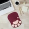 Boaulee Cat Paw Mousepad Red Mouse Pad Wrist SupportErgonomics GameMouse Mat Gel Filled with Comfortable Surface and Non Slip Rubber Base for Office107x77x11inch Wine Red