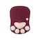 Boaulee Cat Paw Mousepad Red Mouse Pad Wrist SupportErgonomics GameMouse Mat Gel Filled with Comfortable Surface and Non Slip Rubber Base for Office107x77x11inch Wine Red