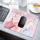 Cindasun Large Mouse Pad 12x10 Inch Pink Gold Marble Personalized Design NonSlip Rubber Base with Stitched Edges Washable Office Computer Laptop Desk Mat