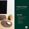 CRAFT KITTIES Walnut Mouse Pad Gaming Mouse Mat for Wooden Constant Temperature AntiSlip Waterproof Rubber Mouse Mat94X106In for Office Home Gaming Laptop Men Women Kid