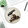 Sufamb Crow On A Skull Gothic Macabre Art Waterproof Small Round Mouse Pad 79 x 79 Inch NonSlip Rubber Base Decorative Gaming Mouse pad for Office Gothic Theme Room Desk Decor Gothic Lover Gift