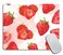TSSOHU Custom Mouse pad Strawberry Mousepad Office Decor for Women Desk Accessories Cute Strawberries Cute Mouse Pad with Designs NonSlip Rubber Smooth MousePads for Computer Laptop