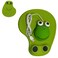 UGpine Cute Wired Frog Mouse and Pad Set for Kids and Adults Mini AnimalThemed Computer Accessory for Laptop Desktop Green