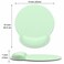 Dapesuom Ergonomic Mouse Pad with Wrist Support Comfortable Memory Foam Wrist Rest for Easy Typing Pain Relief Cute Computer Gaming Desktop Mouse Mat with NonSlip Base for Laptop Office Green
