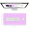 Dapesuom Large Mouse Pad Extended Gaming Mouse Mat with Stitched Edges Full Size Desk Mats with NonSlip Base Computer Big Desktop Keyboard Pad for Gamer Laptop Office 236 x 118 in Purple