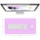 Dapesuom Large Mouse Pad Extended Gaming Mouse Mat with Stitched Edges Full Size Desk Mats with NonSlip Base Computer Big Desktop Keyboard Pad for Gamer Laptop Office 236 x 118 in Purple