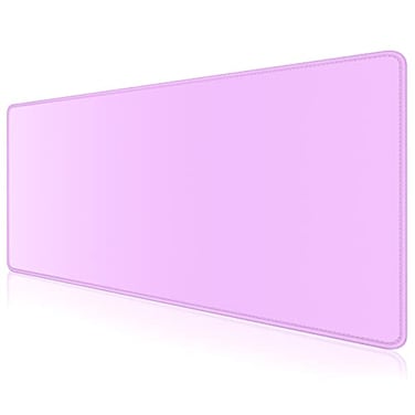 Dapesuom Large Mouse Pad Extended Gaming Mouse Mat with Stitched Edges Full Size Desk Mats with NonSlip Base Computer Big Desktop Keyboard Pad for Gamer Laptop Office 236 x 118 in Purple