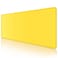 Dapesuom Large Mouse Pad Extended Gaming Mouse Mat with Stitched Edges Full Size Desk Mats with NonSlip Base Computer Big Desktop Keyboard Pad for Gamer Laptop Office 236 x 118 in Yellow