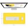 Dapesuom Large Mouse Pad Extended Gaming Mouse Mat with Stitched Edges Full Size Desk Mats with NonSlip Base Computer Big Desktop Keyboard Pad for Gamer Laptop Office 236 x 118 in Yellow