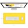 Dapesuom Large Mouse Pad Extended Gaming Mouse Mat with Stitched Edges Full Size Desk Mats with NonSlip Base Computer Big Desktop Keyboard Pad for Gamer Laptop Office 236 x 118 in Yellow