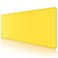 Dapesuom Large Mouse Pad Extended Gaming Mouse Mat with Stitched Edges Full Size Desk Mats with NonSlip Base Computer Big Desktop Keyboard Pad for Gamer Laptop Office 236 x 118 in Yellow