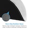 Dapesuom Round Mouse Pad 87 x 87 Inch PremiumTextured Washable NonSlip Rubber Base Cute Small Mouse Mat with Stitched Edge for Men Women Wireless Computer Laptop Gaming Desk Accessories Gray
