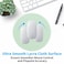 Dapesuom Round Mouse Pad 87 x 87 Inch PremiumTextured Washable NonSlip Rubber Base Cute Small Mouse Mat with Stitched Edge for Women Wireless Computer Laptop Gaming Desk Accessories Lake Green