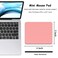 Dapesuom Small Mouse Pad 5 x 6 Inch Thick Rubber PremiumTextured NonSlip Portable Washable Mini Mouse Mat for Women Men Wireless Laptops Keyboard Tray Gaming Computer Office Travel Rose Pink