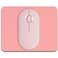 Dapesuom Small Mouse Pad 5 x 6 Inch Thick Rubber PremiumTextured NonSlip Portable Washable Mini Mouse Mat for Women Men Wireless Laptops Keyboard Tray Gaming Computer Office Travel Rose Pink