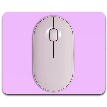 Dapesuom Small Mouse Pad 5 x 6 Inch Thick Rubber PremiumTextured NonSlip Portable Washable Mini Mouse Mat for Women Men Wireless Laptops Keyboard Tray Gaming Work Computer Office Travel Purple