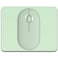 Dapesuom Small Mouse Pad 5 x 6 Inch Thick Rubber PremiumTextured NonSlip Portable Washable Mini Mouse Mat for Women Men Wireless Laptops Keyboard Tray Gaming Work Computer Travel Lake Green