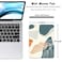 Dapesuom Small Mouse Pad 6 x 8 Inch Thick Rubber PremiumTextured NonSlip Portable Washable Mini Mouse Mat for Women Men Wireless Laptops Keyboard Tray Gaming Work Computer Office Travel Leaf