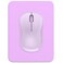 Dapesuom Small Mouse Pad 6 x 8 Inch Thick Rubber PremiumTextured NonSlip Portable Washable Mini Mouse Mat for Women Men Wireless Laptops Keyboard Tray Gaming Work Computer Office Travel Purple