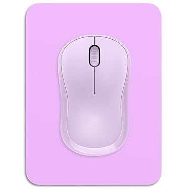 Dapesuom Small Mouse Pad 6 x 8 Inch Thick Rubber PremiumTextured NonSlip Portable Washable Mini Mouse Mat for Women Men Wireless Laptops Keyboard Tray Gaming Work Computer Office Travel Purple