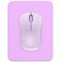 Dapesuom Small Mouse Pad 6 x 8 Inch Thick Rubber PremiumTextured NonSlip Portable Washable Mini Mouse Mat for Women Men Wireless Laptops Keyboard Tray Gaming Work Computer Office Travel Purple