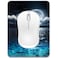 Dapesuom Small Mouse Pad 6 x 8 Inch Thick Rubber PremiumTextured NonSlip Portable Washable Mini Mouse Mat for Women Wireless Laptops Keyboard Tray Gaming Work Computer Travel Moon Over The Sea