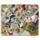 dealzEpic Art Mousepad Natural Rubber Mouse Pad with Famous Abstract Fine Art Painting of Composition VII Composition 7 by Wassily Kandinsky Stitched Edges 95x79 inches