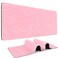 DIGSOM Gaming Mouse Pad 315 x 118in Large Mouse Pad with AntiSlip Rubber BasePink with White Topographic Line