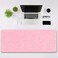 DIGSOM Gaming Mouse Pad 315 x 118in Large Mouse Pad with AntiSlip Rubber BasePink with White Topographic Line