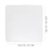 DIYEAH Gaming Mouse Pad Transparent Glass Mousepad NonSlip Clear Desk Mat Pad with Round Edge Desk Protector for Laptop Computer Office 984 X 984 inch