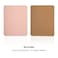 EAGZFFI DoubleSided PU Leather Cork Mouse Pad with Coaster Reversible NonSlip Stitched Edges for Office Home 8x11 InchesPink