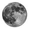 pingpi Earth Grey Moon Customized Round Mouse Pad 78X78 inch