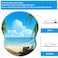 COUKASO Ergonomic Mouse Pad with Support Comfortable Wrist Rest NonSlip PU Base for Home Office Studying Gaming Beach Seaside