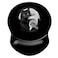 COUKASO Ergonomic Wrist Support Mouse Pad Comfortable Computer Mouse Pad with NonSlip PU Base for Home Office Working Gaming Black White Cats
