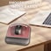 Fosinz Ergonomic Leather Mouse Pad Mat Mousepad with Rest Wrist Support NonSlip Rubber Base Memory Foam Waterproof Surface for Gaming Office SquareBrown