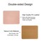 Fosmihao Leather Mouse Pad Wood Mouse Pad Double Side Mouse Pad with Stitched Edge Waterproof Ultra Thin Mouse Pad for Computers Laptop Office Home 102 x 83 Inch 1 Pack Pink