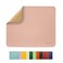 Fosmihao Leather Mouse Pad Wood Mouse Pad Double Side Mouse Pad with Stitched Edge Waterproof Ultra Thin Mouse Pad for Computers Laptop Office Home 102 x 83 Inch 1 Pack Pink