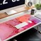French KOKO Large Mouse Pad Desk Mat Protector Keyboard Pad Desktop Office School Decor Big Extended Laptop Computer Accessories Pretty Mousepad Women XL Cool Marble Pink Gold