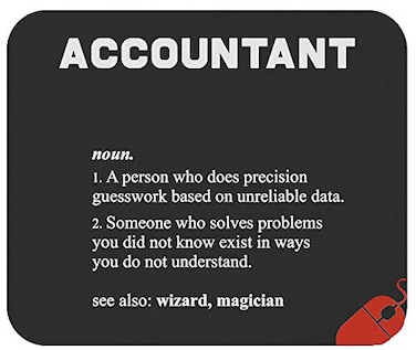 99WakeUp Funny Accounting Mousepad Accountants Mouse Pad Accountant Definition Meaning Mousemat 92 Inch Mouse Mats Coworker Gift Novelty